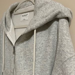 Abercrombie Cropped Full Zip Hoodie